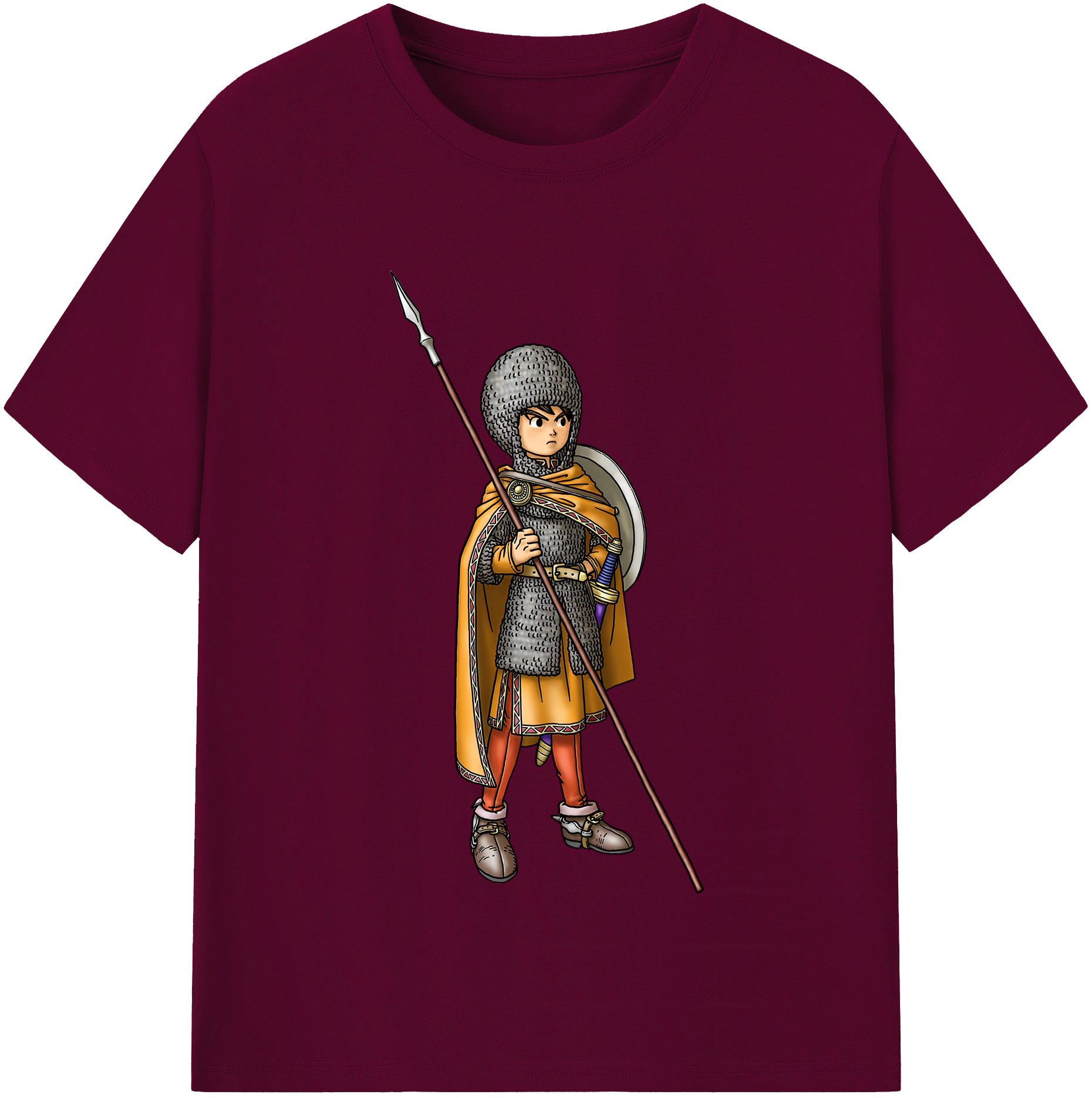 （画像用） ドラゴンクエスト Doragon Kuesuto Dragon Quest レディースカジュアルプリントTシャツ（綿100％）